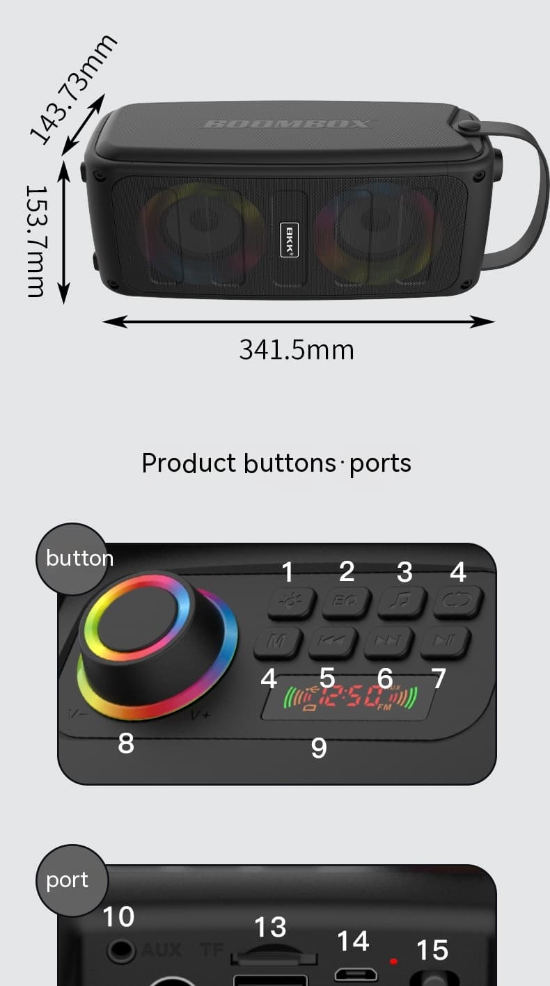 Bluetooth-høyttaler - Miniatyr 18