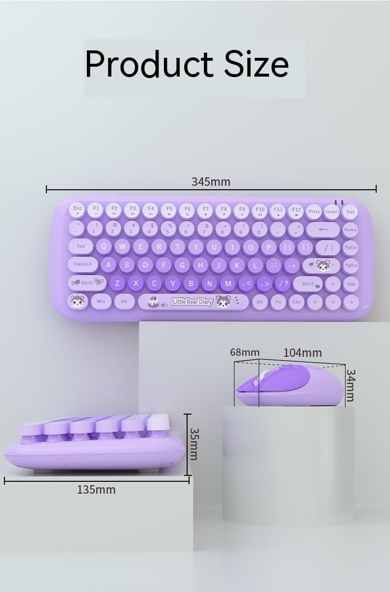 Trådløst Bluetooth-tastatur - Miniatyr 21