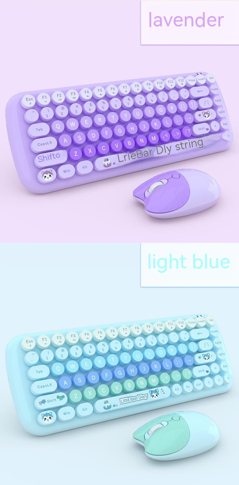 Trådløst Bluetooth-tastatur - Miniatyr 24