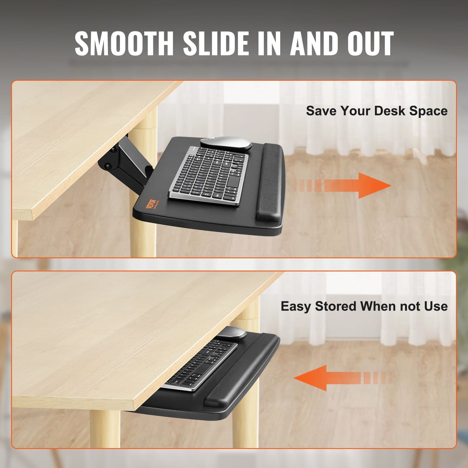 Tastaturablage Unter Dem Schreibtisch Große X Mm - Miniatyr 4