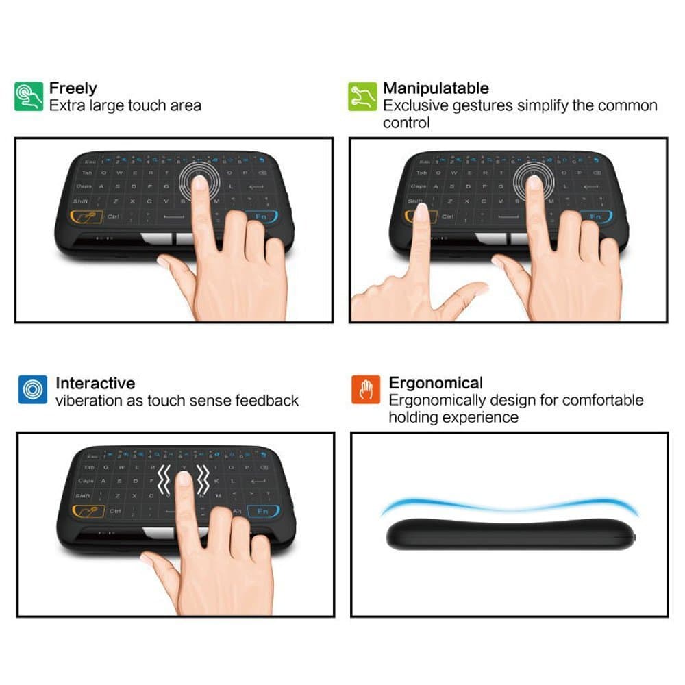 Trådløst Bluetooth-tastatur - Miniatyr 7
