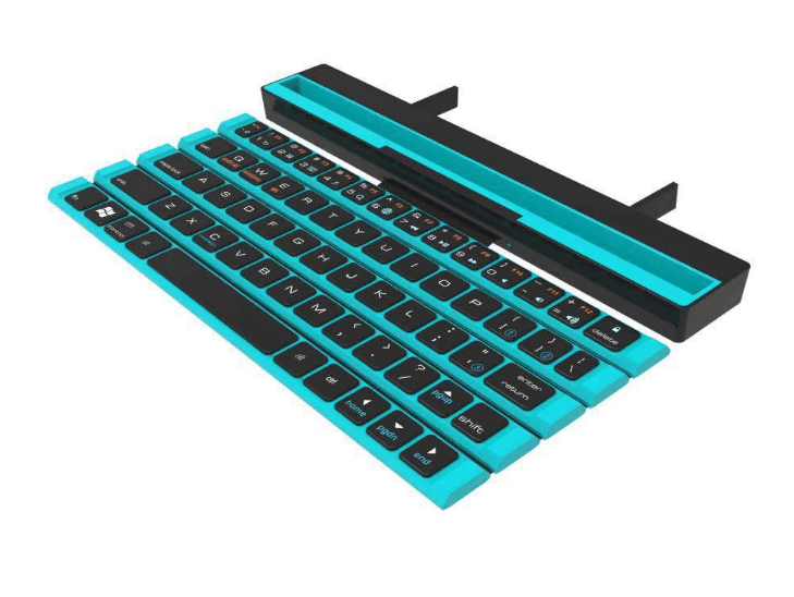 Sammenleggbart Bluetooth-tastatur - Miniatyr 2