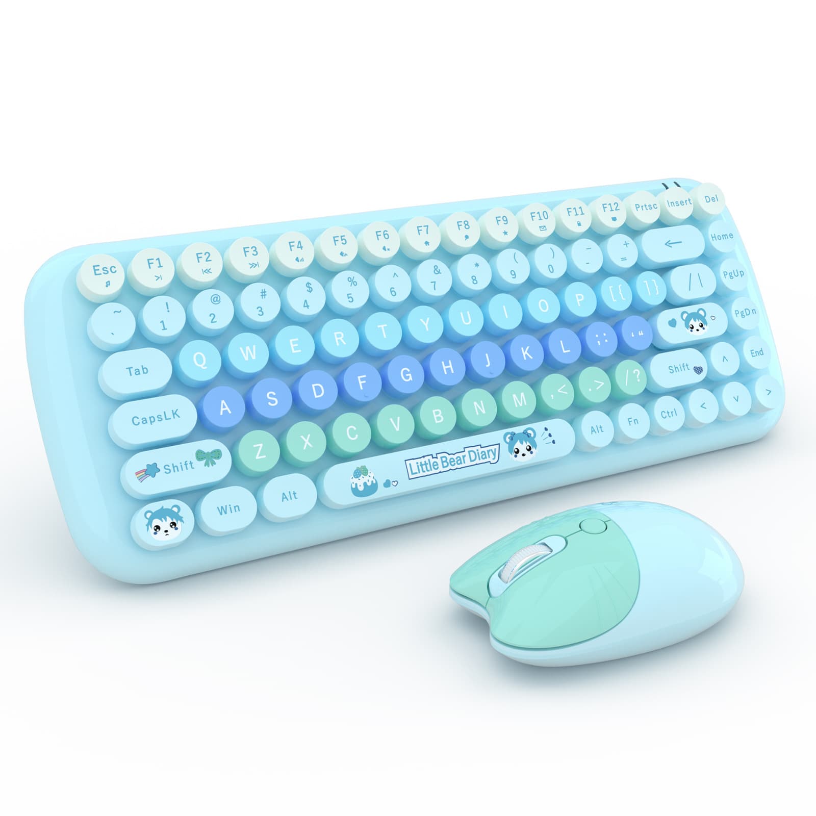 Trådløst Bluetooth-tastatur - Miniatyr 9