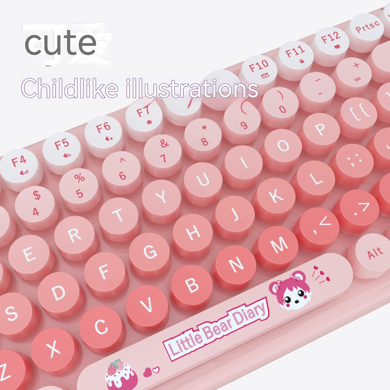 Trådløst Bluetooth-tastatur - Miniatyr 8