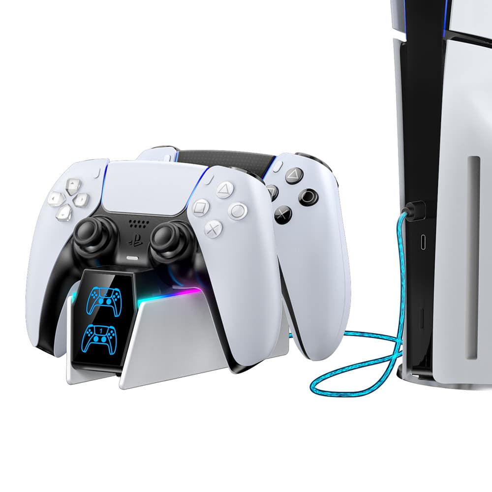 RGB-ladestasjon til gamepad