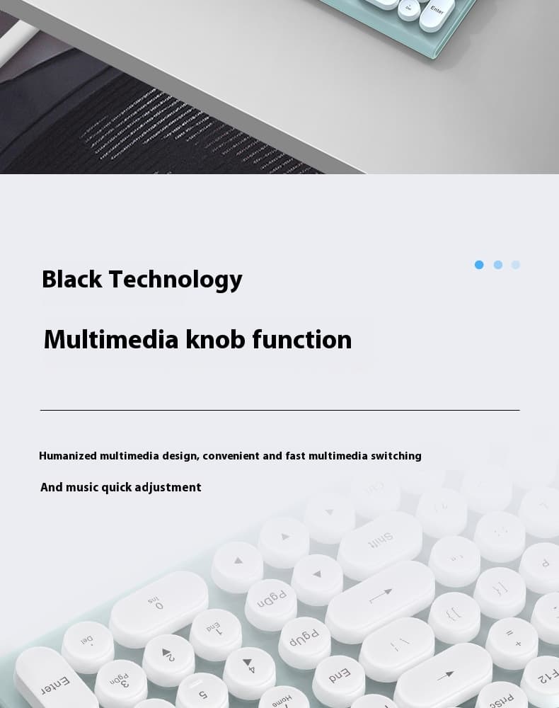 Trådløst Bluetooth-tastatur - Miniatyr 9