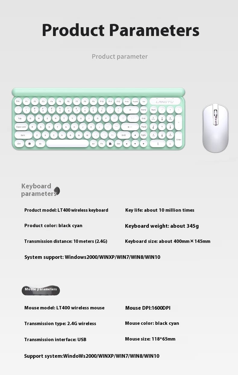 Trådløst Bluetooth-tastatur - Miniatyr 8