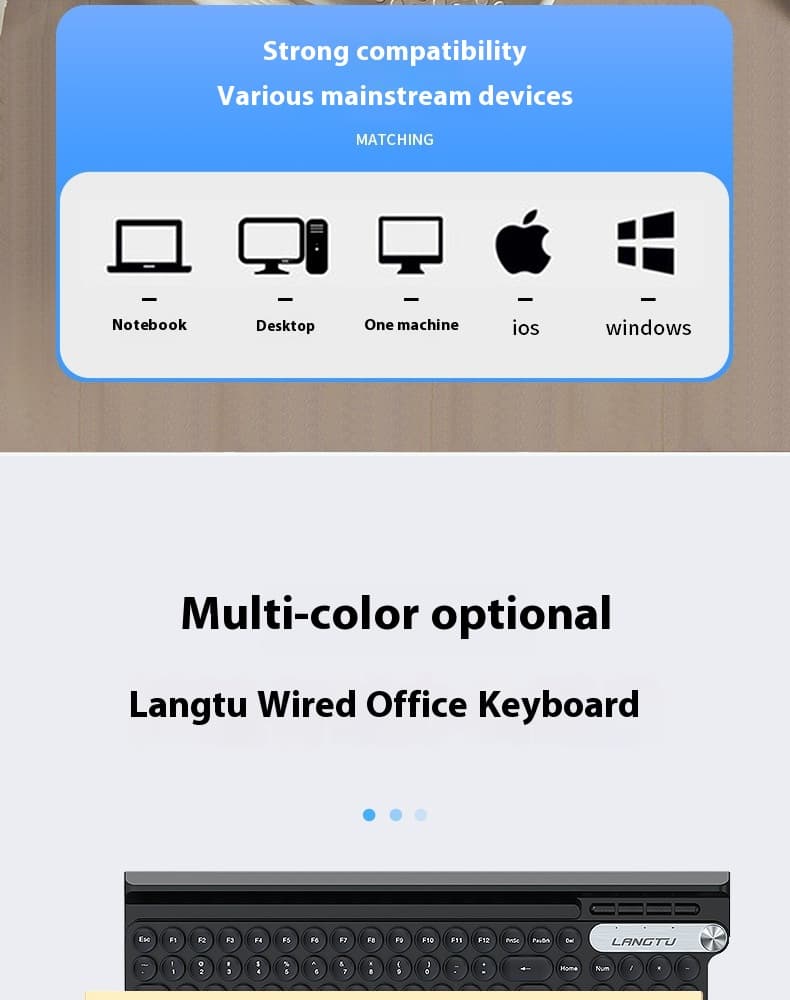 Trådløst Bluetooth-tastatur - Miniatyr 11