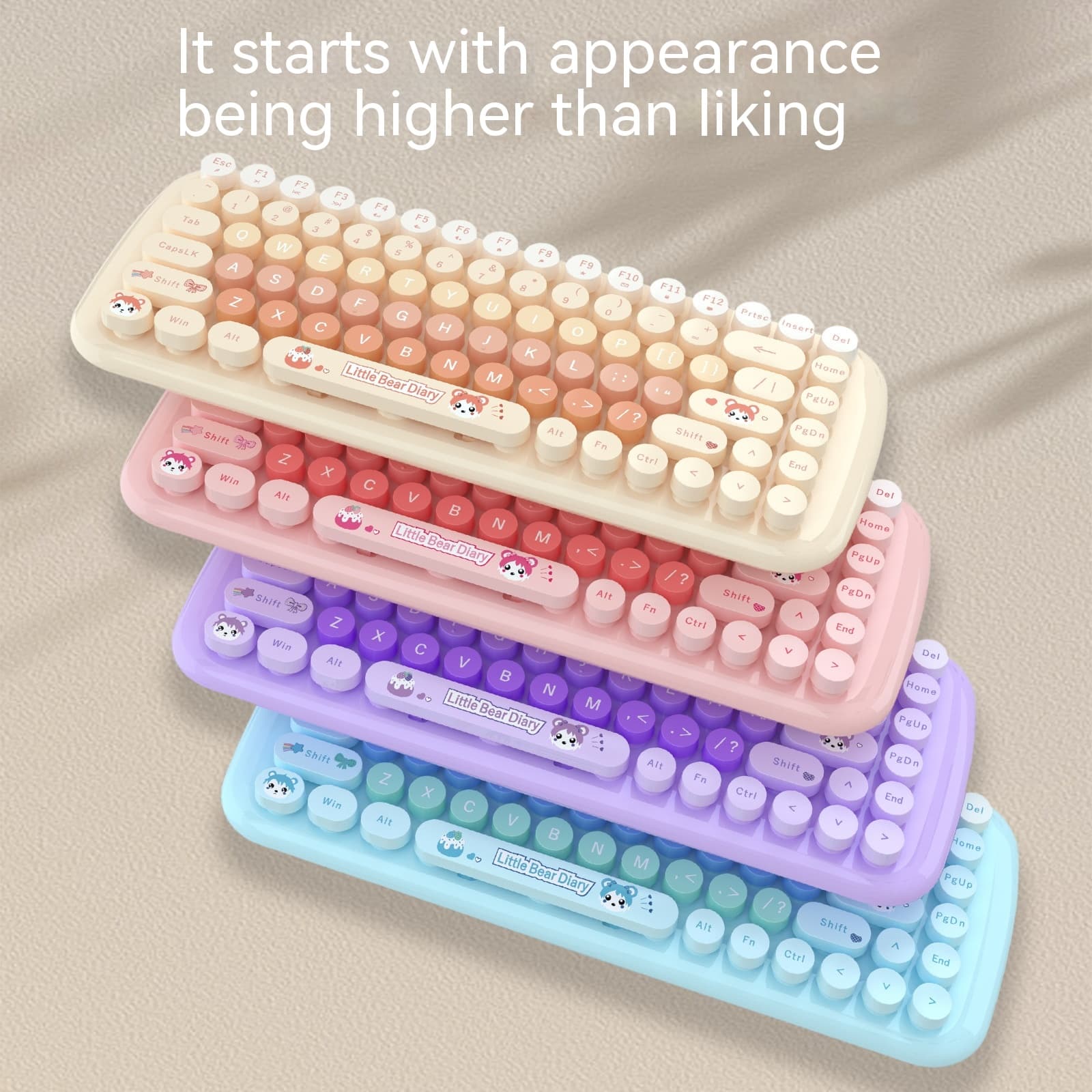 Trådløst Bluetooth-tastatur - Miniatyr 5