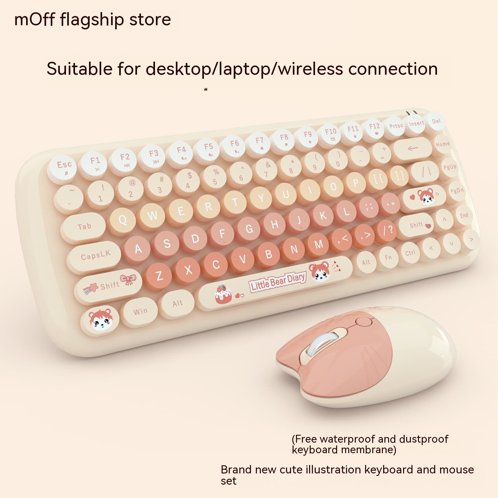 Trådløst Bluetooth-tastatur - Miniatyr 7