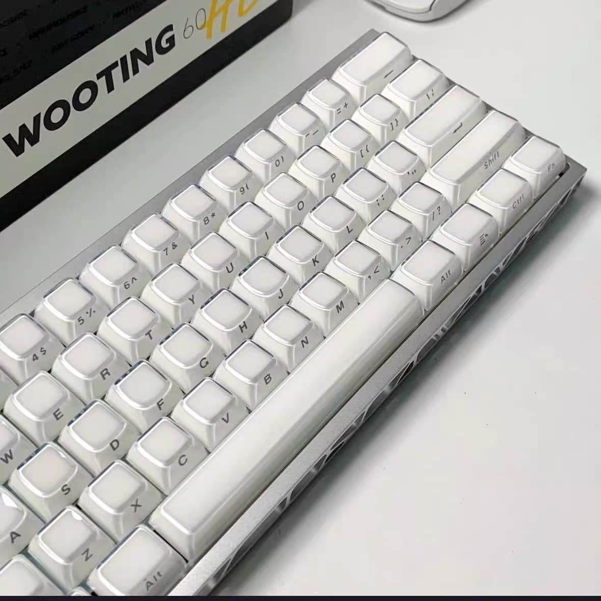 Crystal Jelly Side-engraved Keycaps til A-key Compact - Miniatyr 6