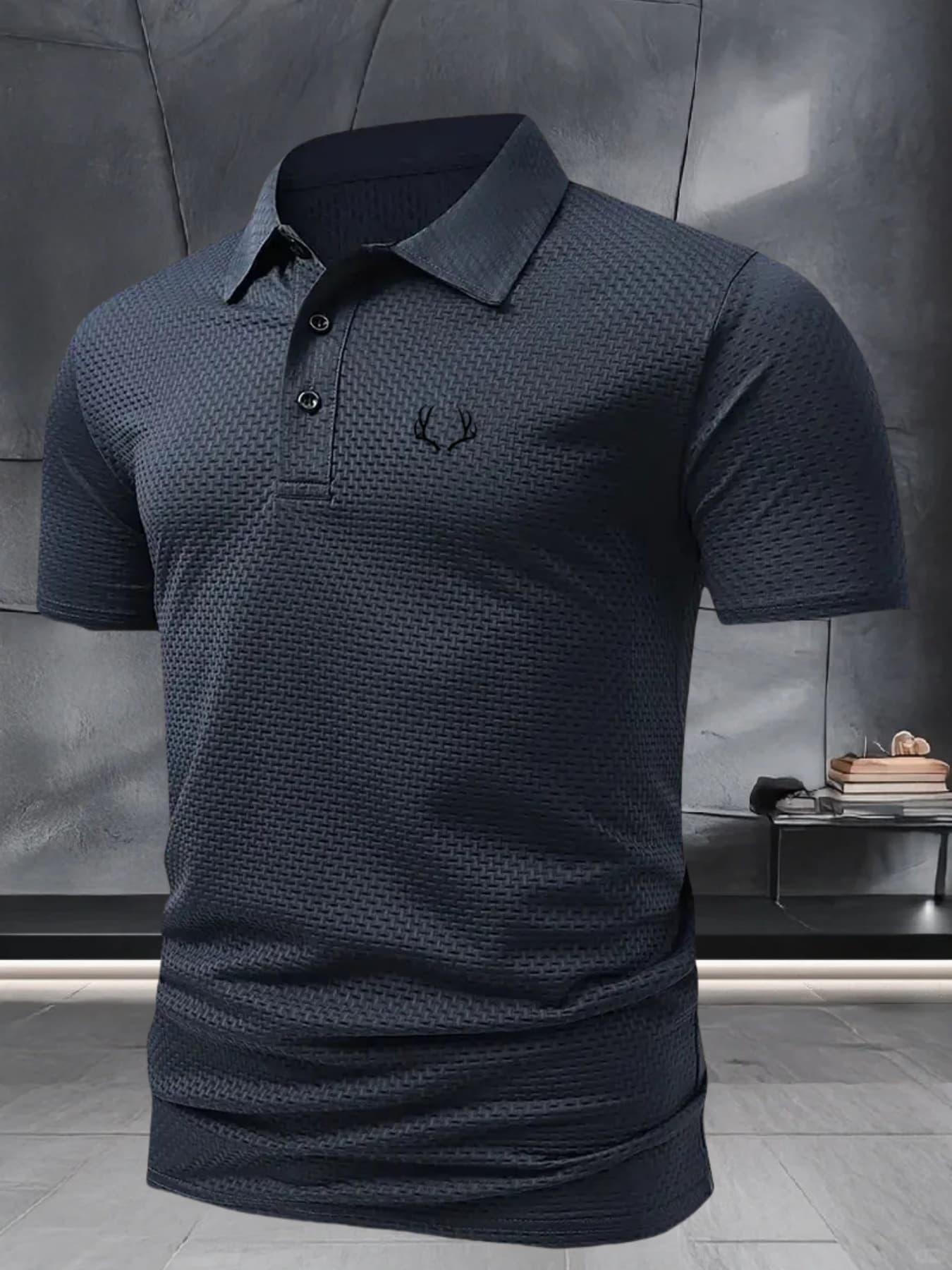 Fs564 Herre Business Casual Poloskjorte Værpreg Hurtigtørkende Rynkefri